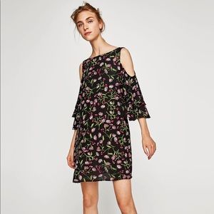 Zara off the shoulder dress